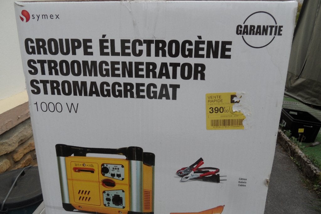 Groupe électrogène, Enlèvement, Neuf, Essence