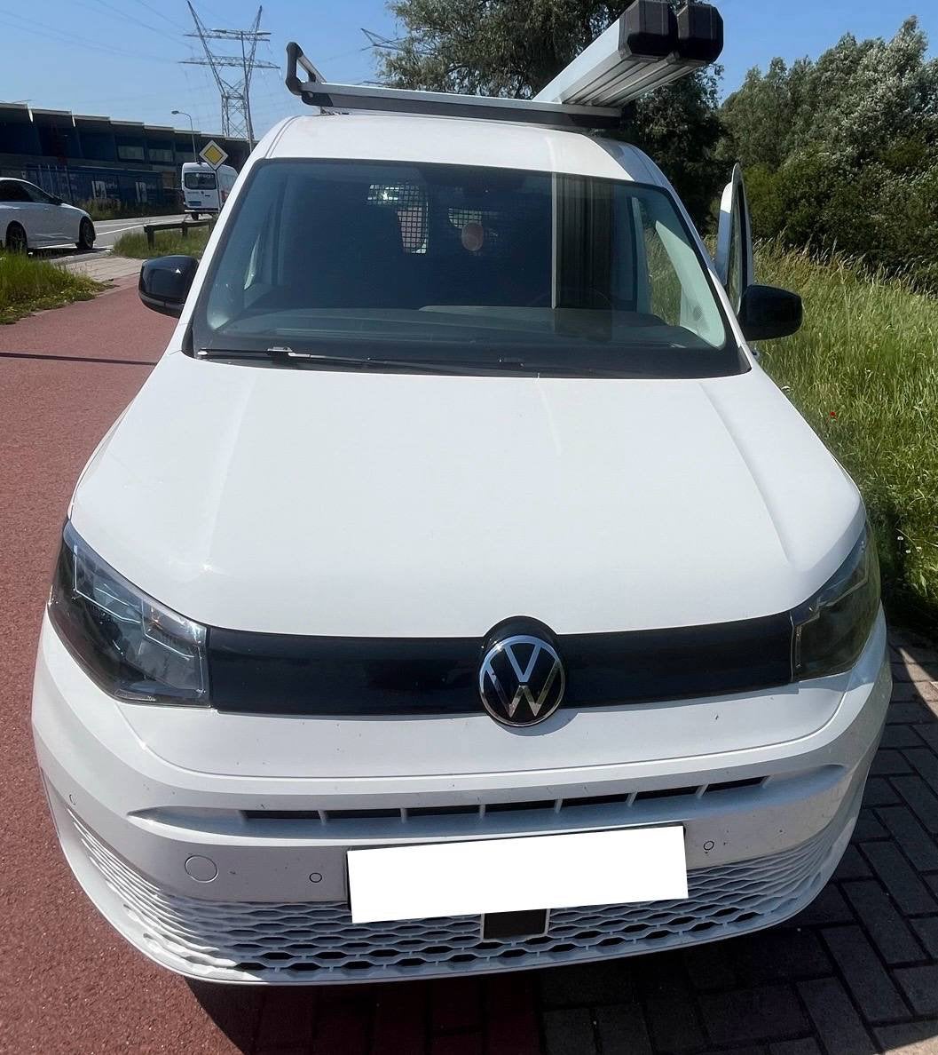 Volkswagen Caddy Cargo 2.0 TDI Compleet Uitgevoerd Automaat, Auto's, Stof, Euro 6, 1445 kg, Wit