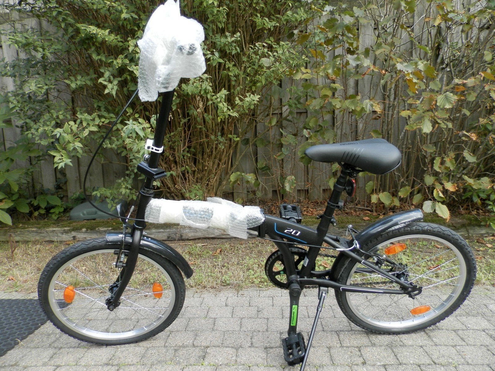 Vouwfiets, Ophalen