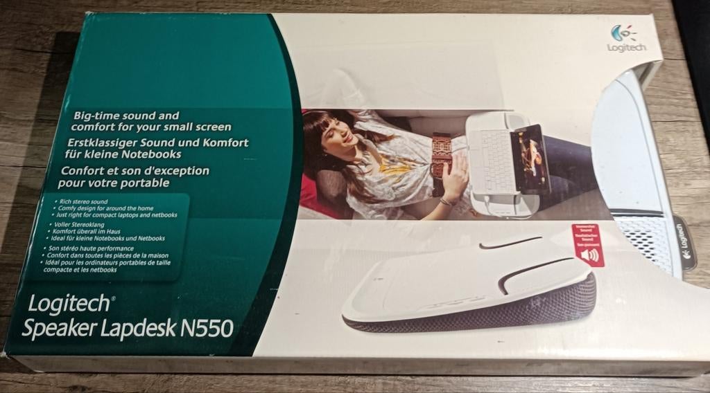 Logitech speaker lapdesk N 550, Informatique & Logiciels, Enlèvement ou Envoi