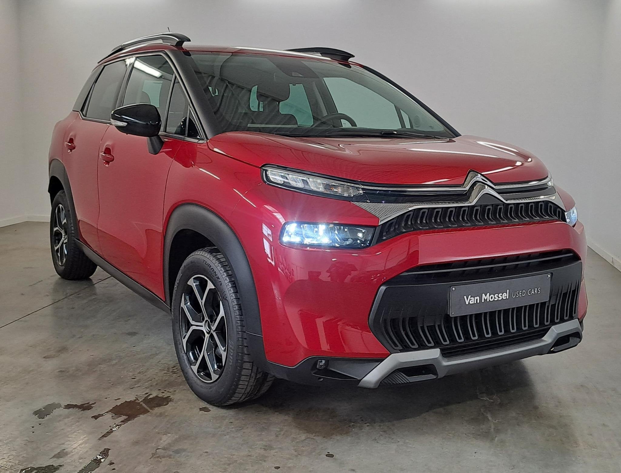 Citroën C3 Aircross 1.2 130 EAT6 Shine (automatique), Autos, Citroën, Rouge, Entreprise, 131 ch, 5 portes