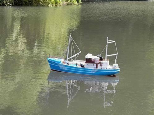 Prachtige Houten RC Billingboats Progress 2 Trawler, Ophalen, Zo goed als nieuw, 1:32 tot 1:50, Overige merken
