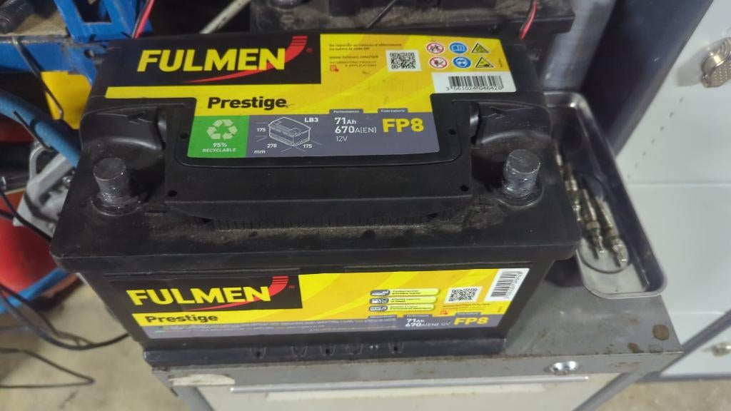 Fulmen Prestige FP8 71A/670Ah batterij, Ophalen