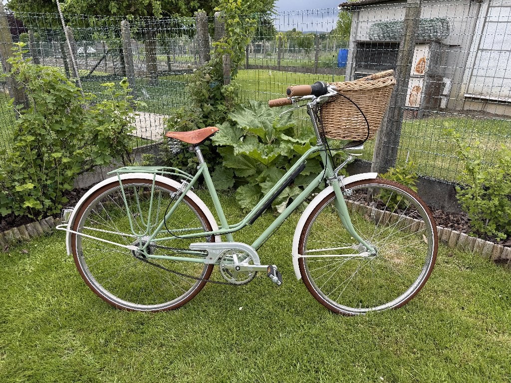 Retro Damesfiets, Ophalen, Zo goed als nieuw, Velgrem, Versnellingen