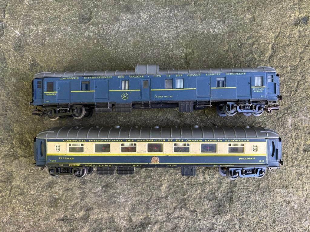 2 wagons orient express jouef HO, Hobby en Vrije tijd, Ophalen of Verzenden, Zo goed als nieuw, Jouef