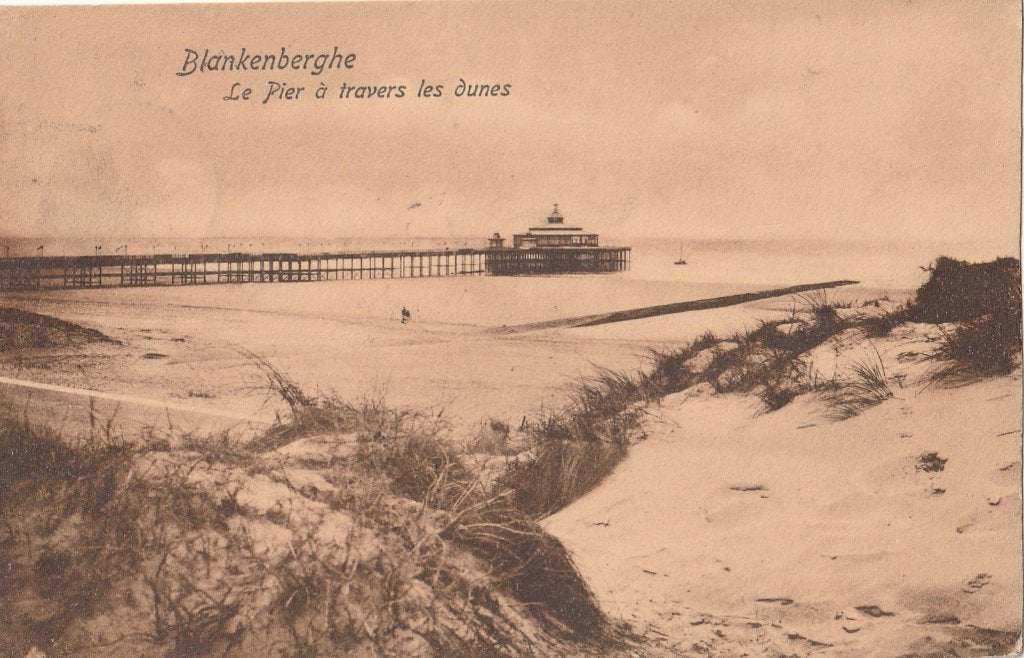 BLANKENBERGE -  De Pier voor de Duinen + 115 Jaar oud !, Enlèvement ou Envoi, Avant 1920, Affranchie, Flandre Occidentale