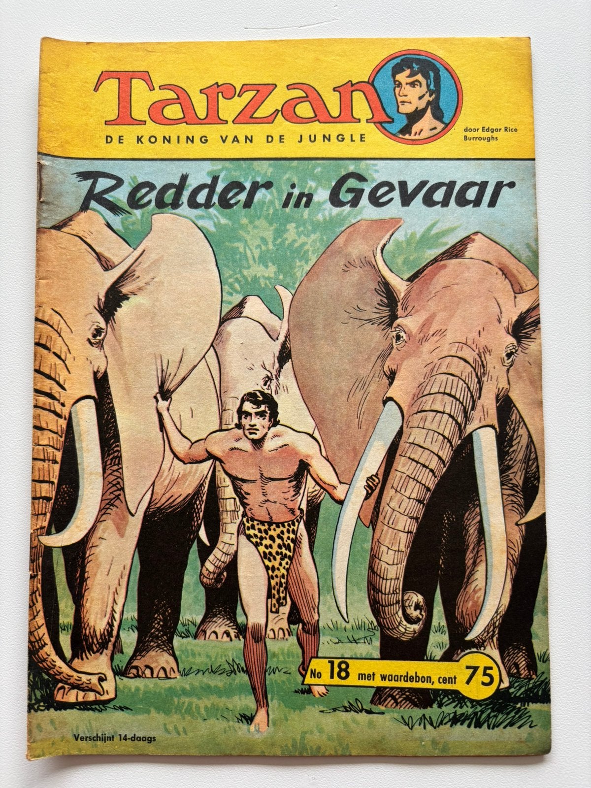 Tarzan strip nr 18 Redder in gevaar., Eén comic, Ophalen, Gelezen