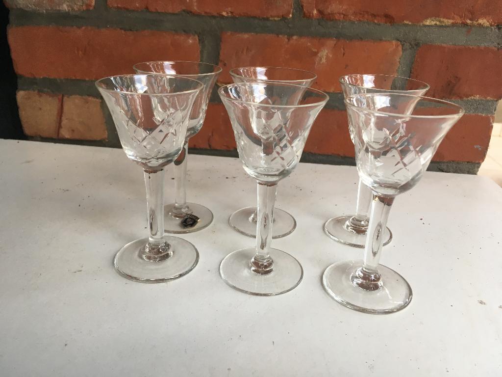 Aperitief/wijn/waterglazen, Ophalen of Verzenden, Gebruikt