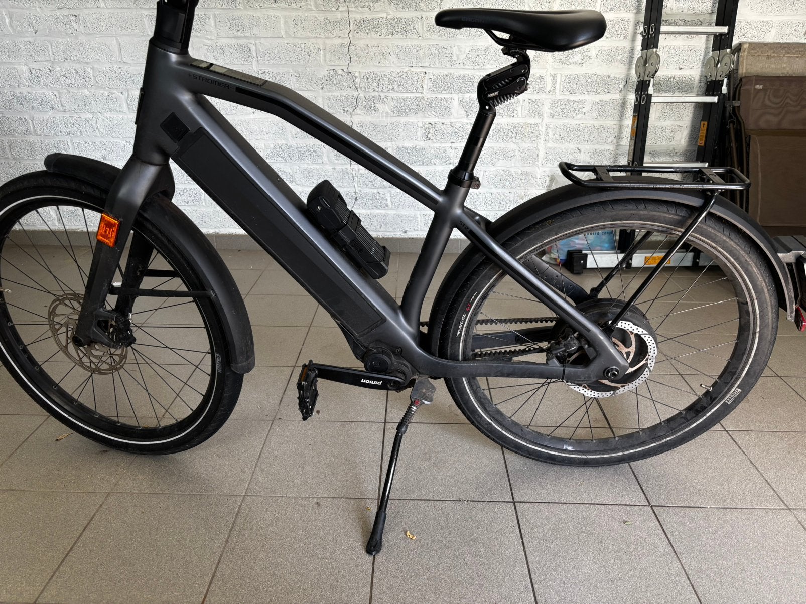 Stromer ST2 Pinion – Maat M – Blauwe batterij – 6.350 km, 50 km par batterie ou plus, Utilisé, Stromer, Enlèvement
