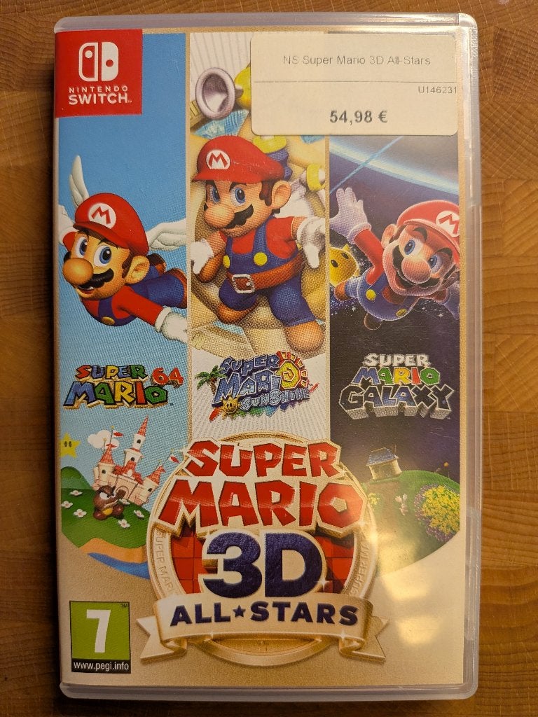 Super Mario 3D All-Stars, Games en Spelcomputers, Games | Nintendo Switch, 2 spelers, Eén computer, Ophalen of Verzenden, Zo goed als nieuw