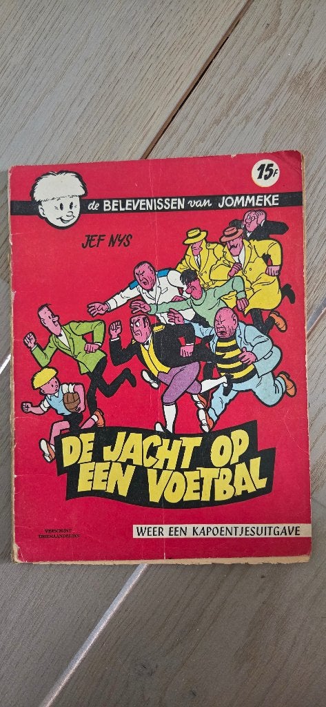 De jacht op een voetbal, Gelezen, Eén stripboek, Jef Nys., Ophalen of Verzenden