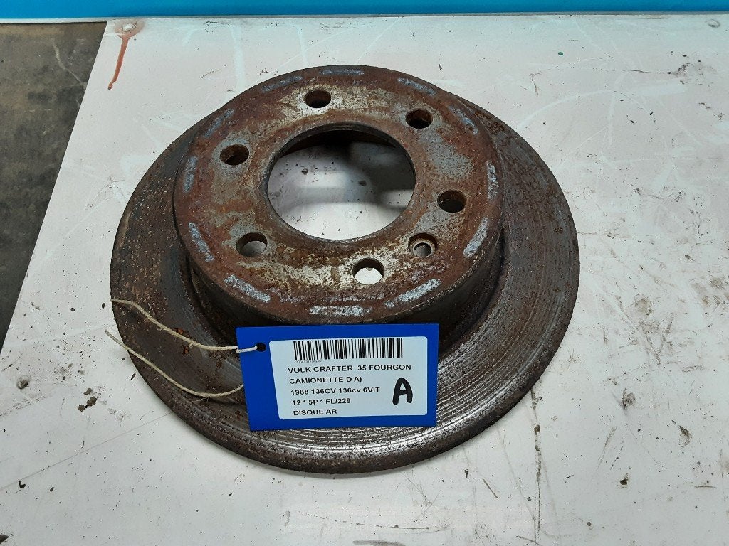 FREIN DISQUE ARRIÈRE Volkswagen Crafter (01-2011/12-2016), Volkswagen, Mevr. I. Hauben, Utilisé, Rue de l'Espoir 34 34
4030  GRIVEGNÉE, BE