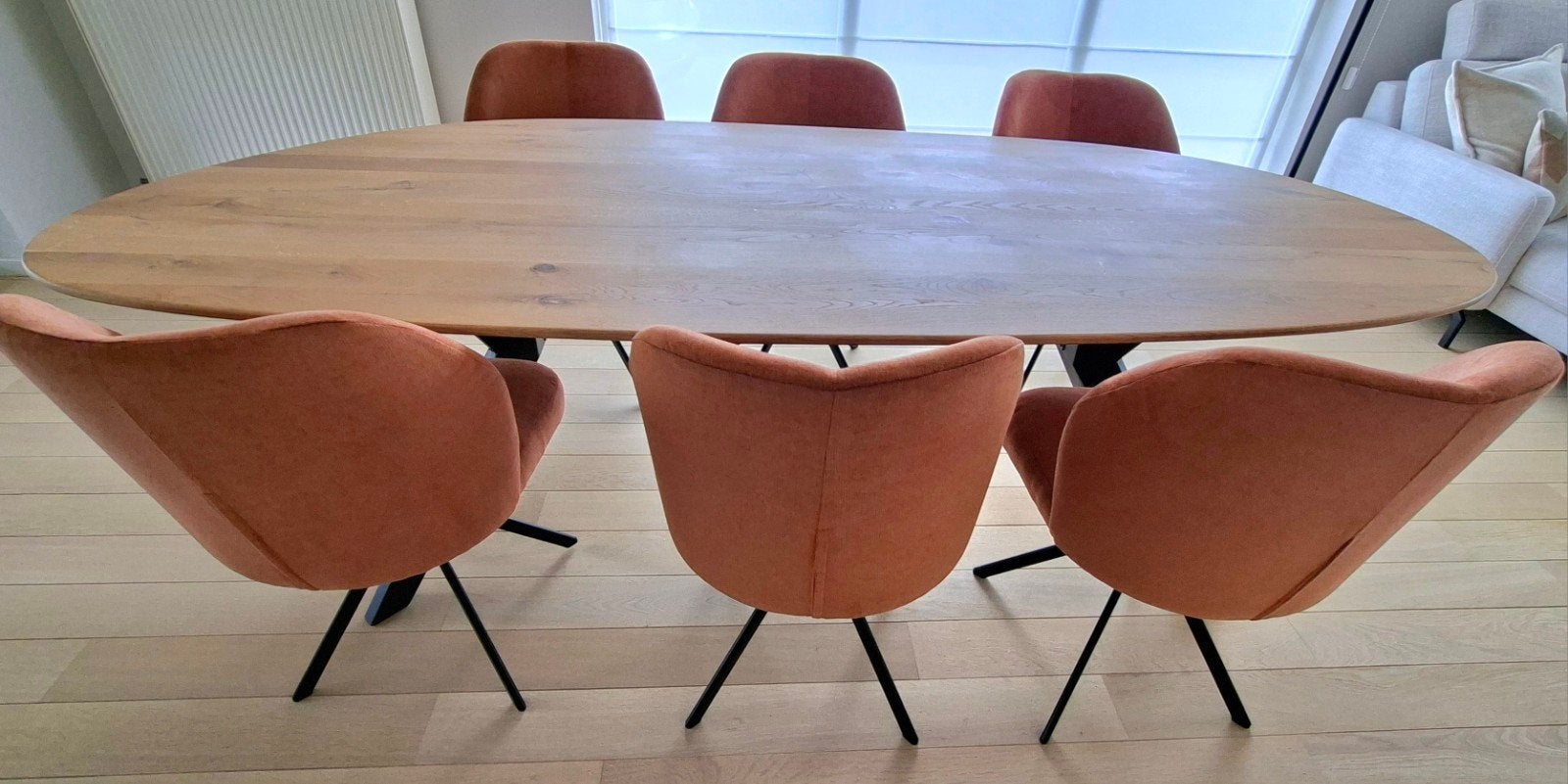 6 nieuwe roterende eetkamer stoelen, Ophalen, Bruin, Nieuw, Vijf, Zes of meer stoelen