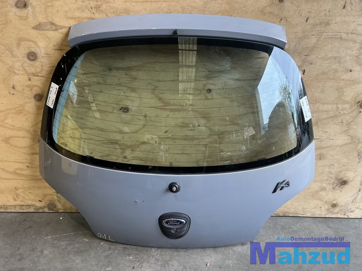 FORD KA 1 Grijs achterklep 1996-2008, Arrière, Info@ford.com, Porte, Ford Motor Company