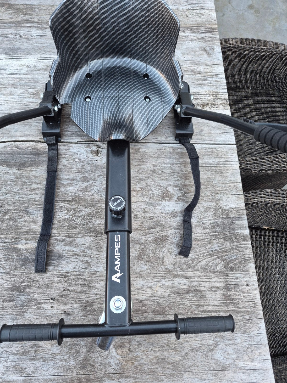 Hoverboard zitje merk Ampes, Ophalen