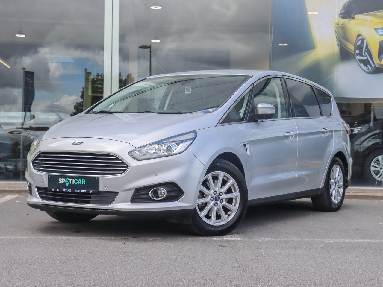 Ford S-Max 1.5B MT6 160PK|LEDEREN ZETELS|ZETELVERWARMING|CA, Autos, Ford, 0 kg, Argent ou Gris, Achat, Euro 6