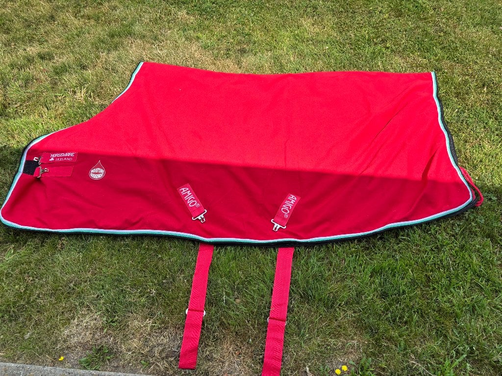 Staldeken, Animaux & Accessoires, Neuf, Cob (M), Coton, Rouge