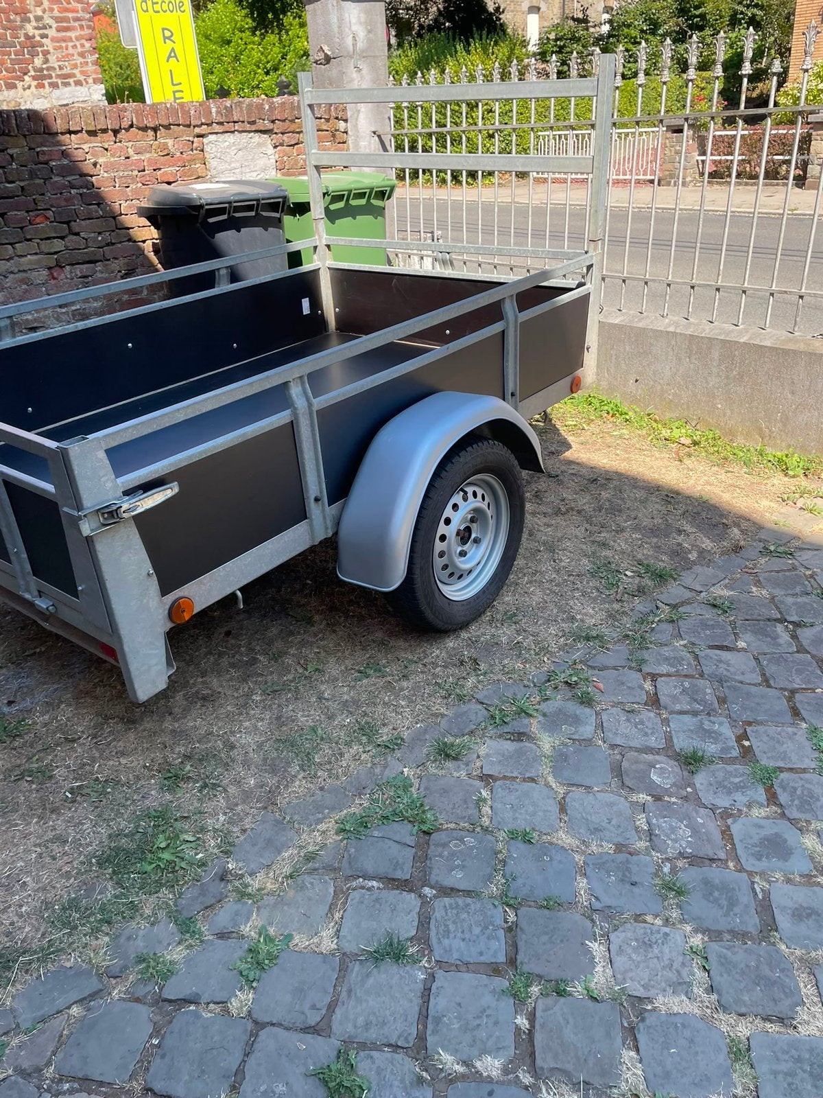 Remorque simple essieux 750kg, Enlèvement ou Envoi, Comme neuf