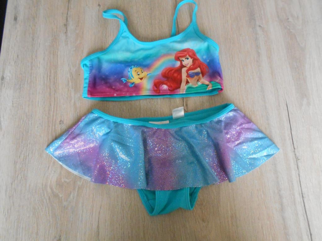 bikini maat 110 - 116 kleine zeemermin, Kinderen en Baby's, Kinderkleding | Maat 110, Meisje, H&M, Sport- of Zwemkleding, Ophalen of Verzenden