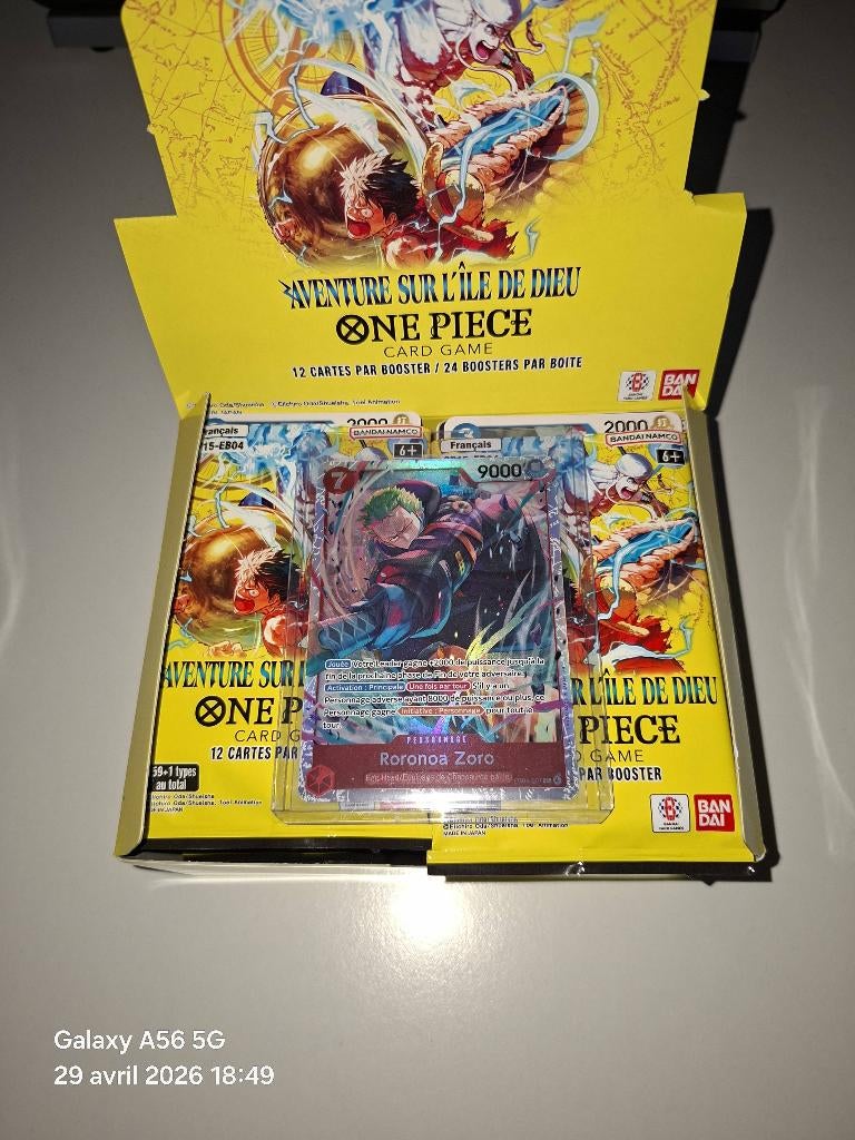Carte One Piece TCG Roronoa Zoro EB04-007 FR, Enlèvement, Neuf, Carte(s) à jouer