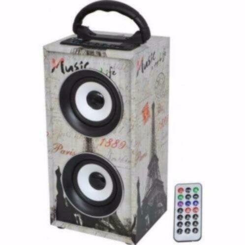 Freesound-Paris Oplaadbare speaker bluetooth Usb, Fm, Aux., Bluetooth, Ophalen of Verzenden, Nieuw, Overige typen