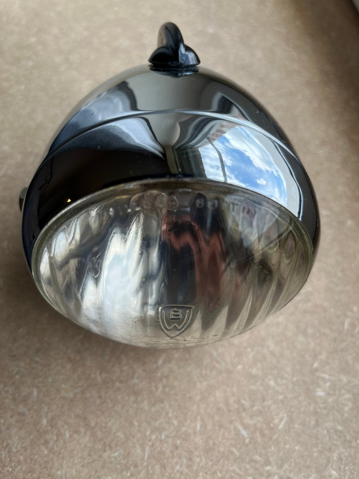 Vintage willocq bottin idealux koplamp, Fietsen en Brommers, Ophalen of Verzenden