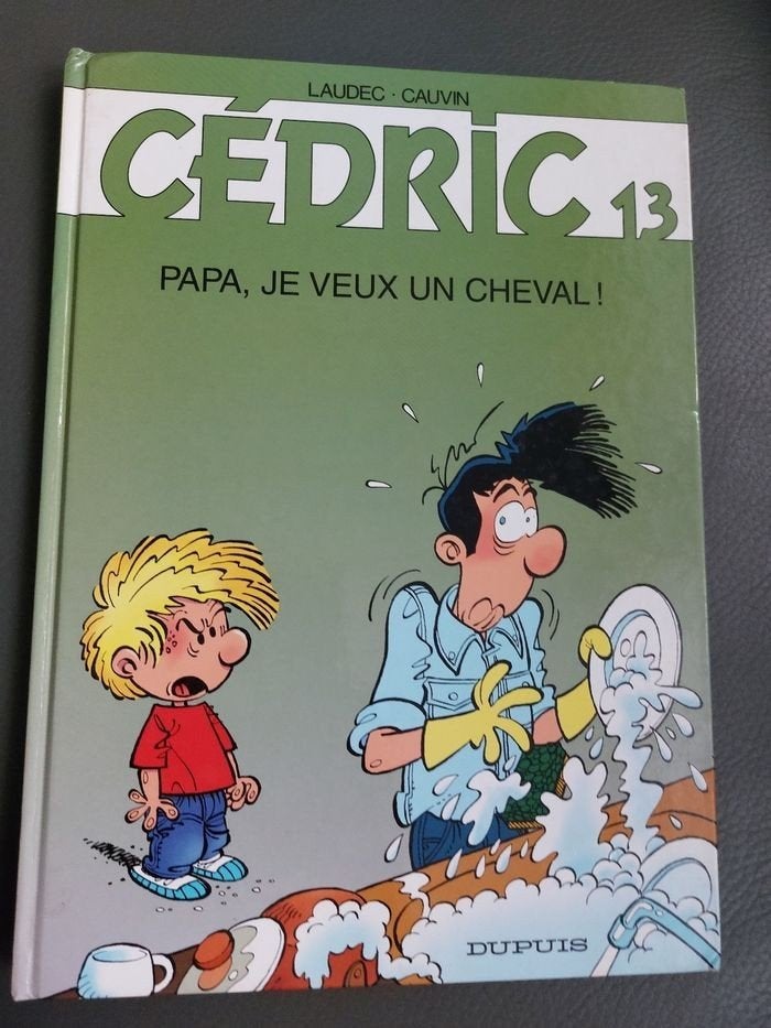 Cédric 13. Papa,  je veux un cheval !, Enlèvement