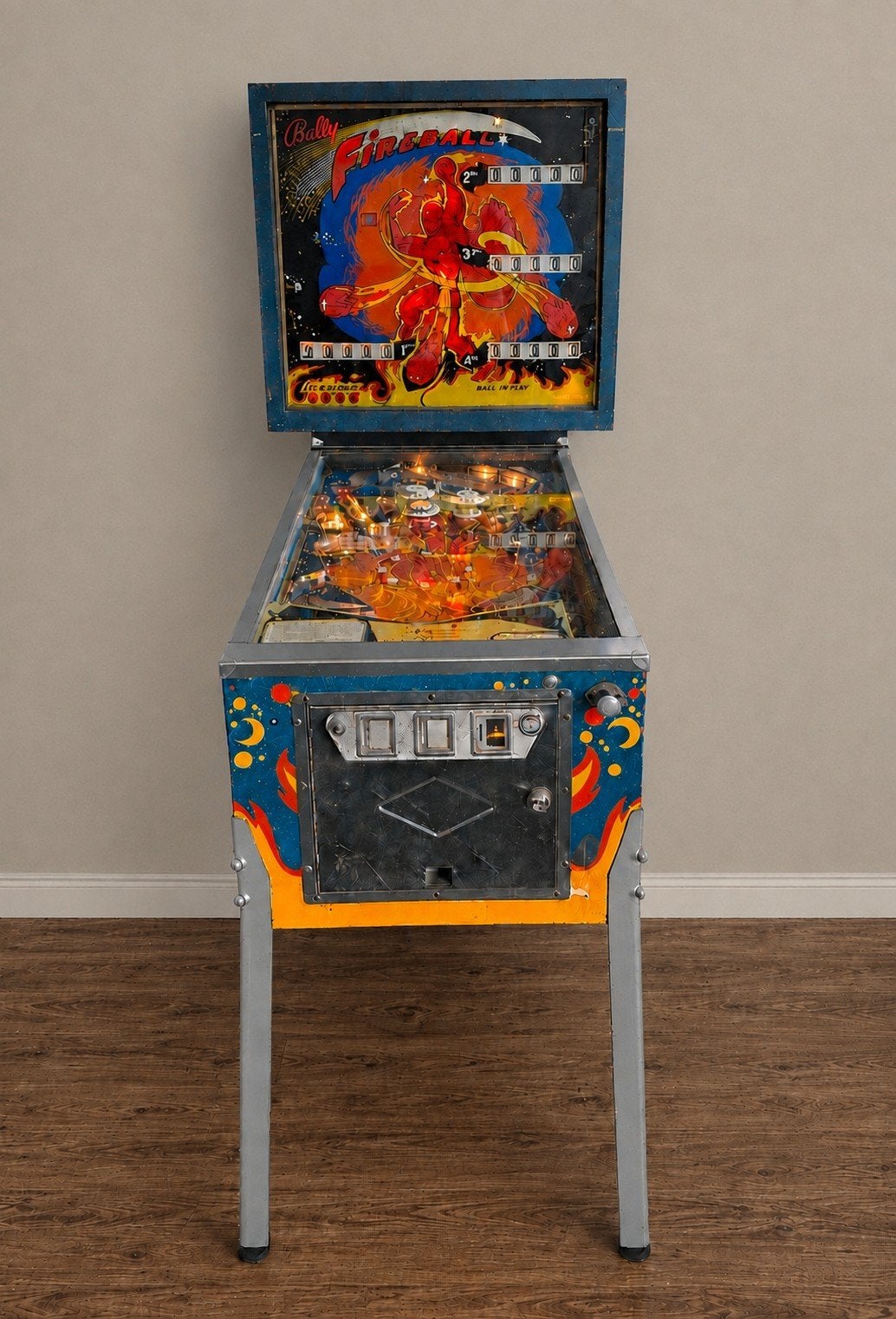 Bally Fireball 1972 
De flipperkast is volledig nagekeken do, Ophalen, Flipperkast, Bally