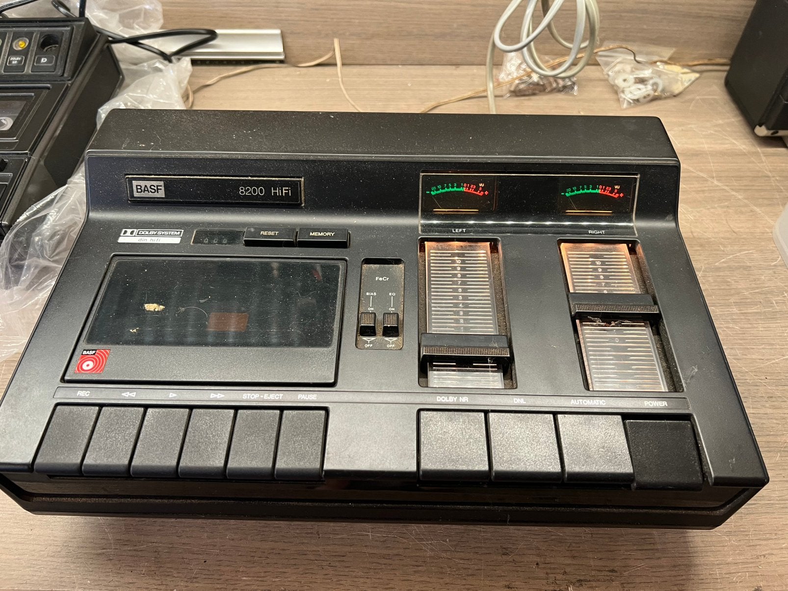 Basf 8200 hifi, TV, Hi-fi & Vidéo, Decks cassettes, Enlèvement, Simple, Autres marques, Tape counter