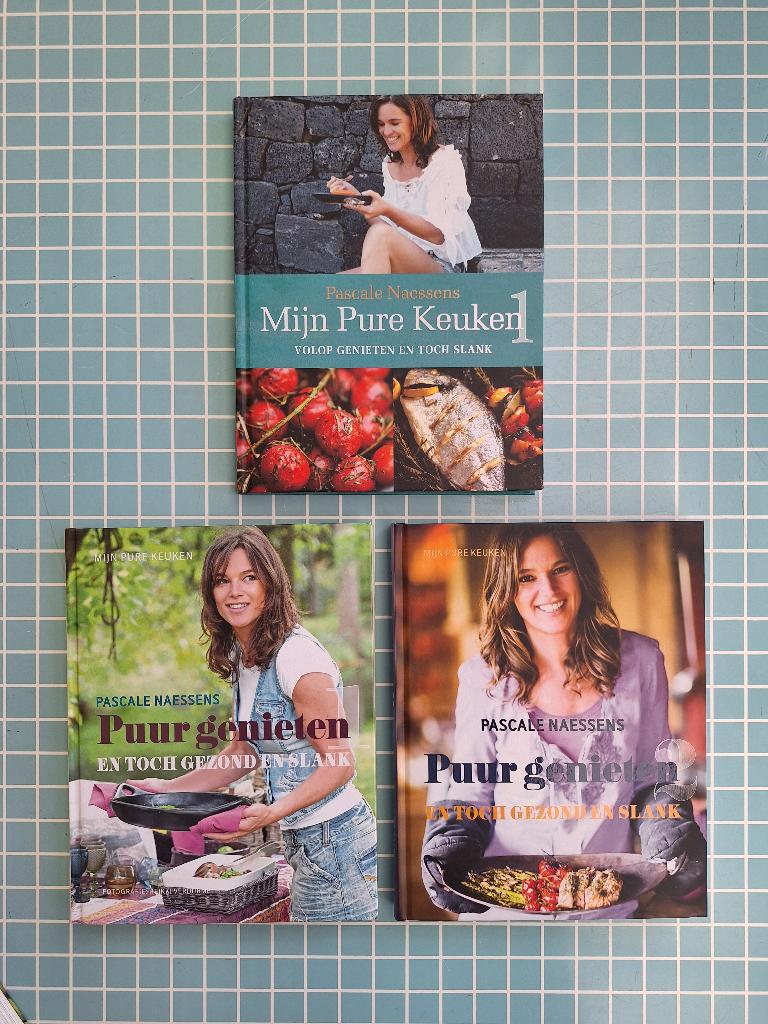 3 kookboeken Pascale Naessens, Enlèvement ou Envoi, Utilisé, Pascale Naessens