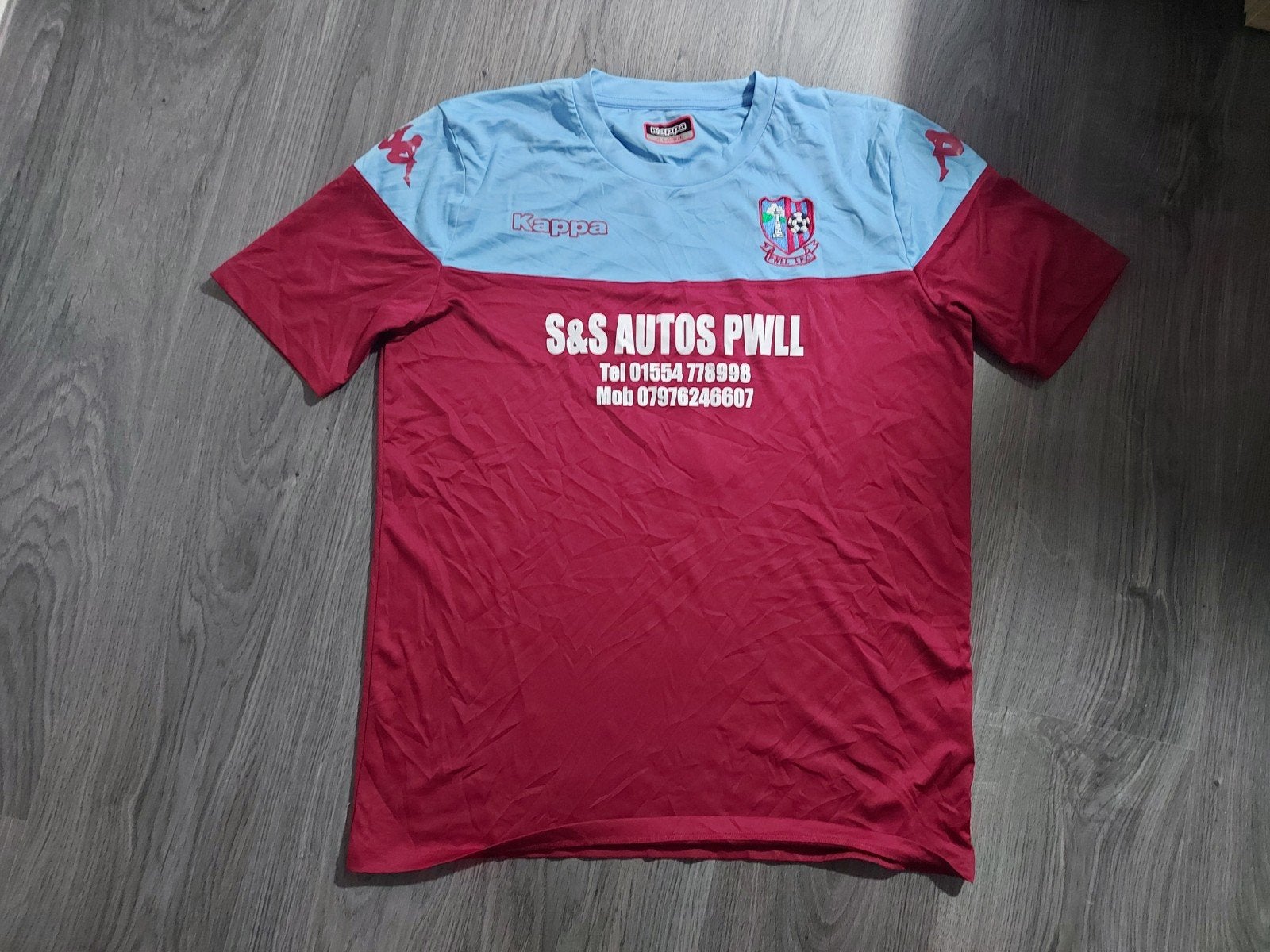 Maillot de football Matchworn Pwell AFC, Collections, Articles de Sport & Football, Enlèvement ou Envoi
