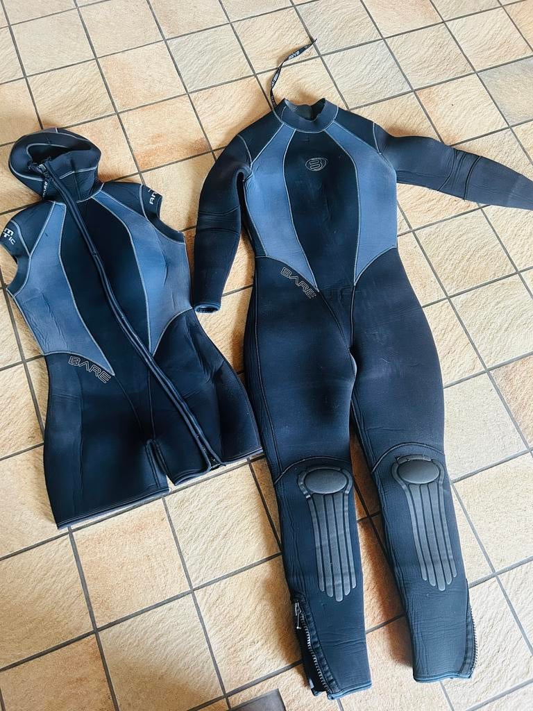 Duikpak bare maat M gebruikte maar goede staat, Sports nautiques & Bateaux, Plongée, Enlèvement, Comme neuf, Combinaison de plongée