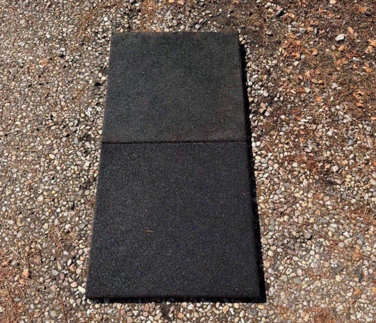 Rubberen tegels 50x50x4,5 speeltoestel stal ed ruim 50m2, Ophalen, Zo goed als nieuw