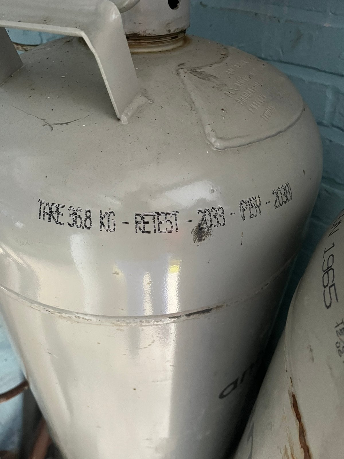 Te koop leeg gasfles, Ophalen, Zo goed als nieuw