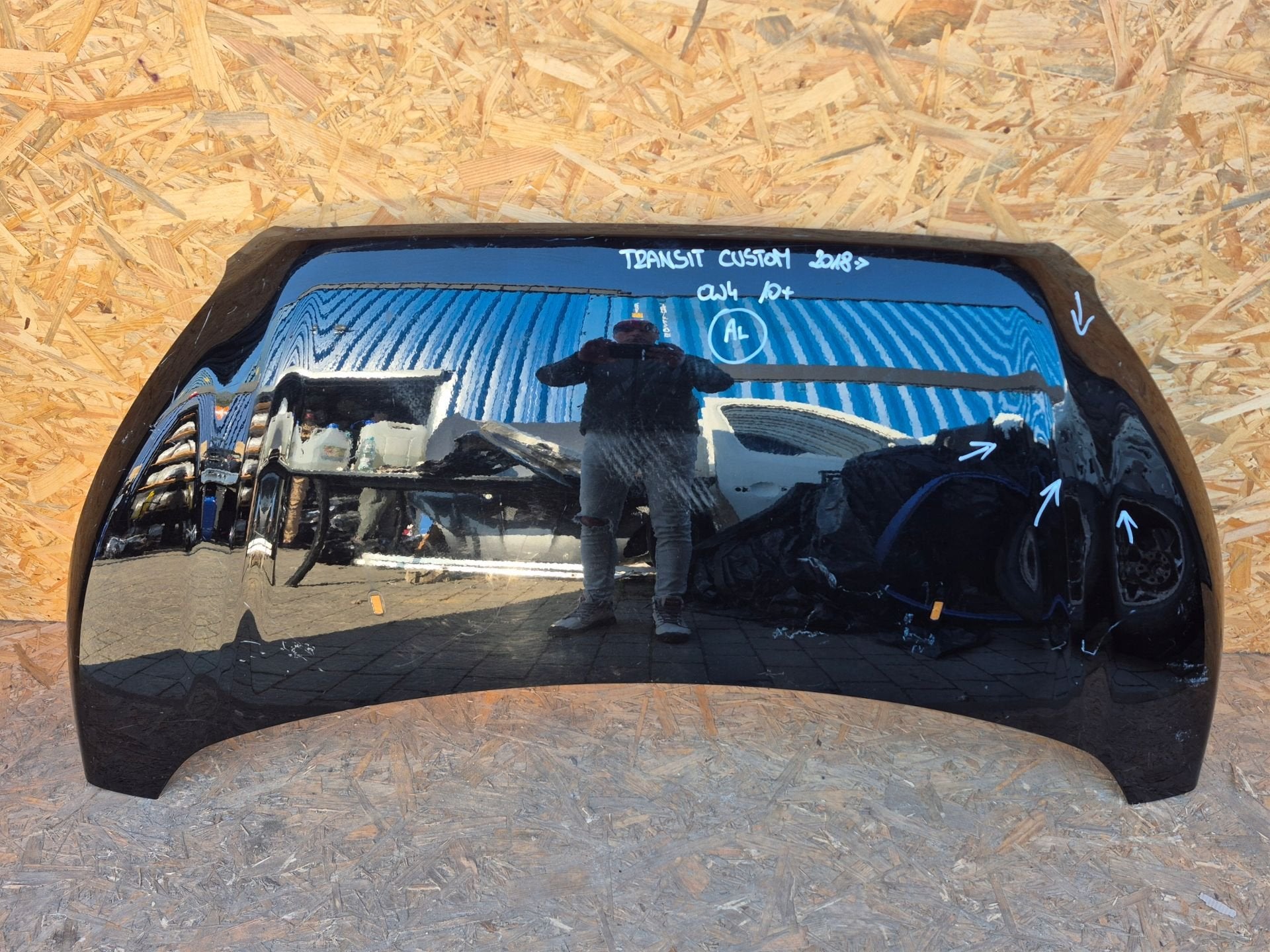 Ford Transit Custom Motorkap 17-23, Gebruikt, Info@ford.com, Ford, Motorkap