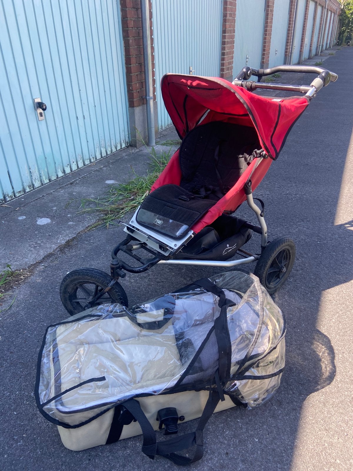 Urban jungle Mountain buggy van one three hill wieg en zitje, Kinderen en Baby's, Buggy's, Ophalen, Gebruikt