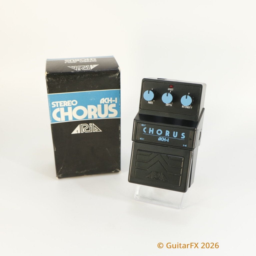 Aria ACH-1 Stereo Chorus analog (s/n 080757, Vintage, Made i, Enlèvement ou Envoi, Utilisé, Chorus