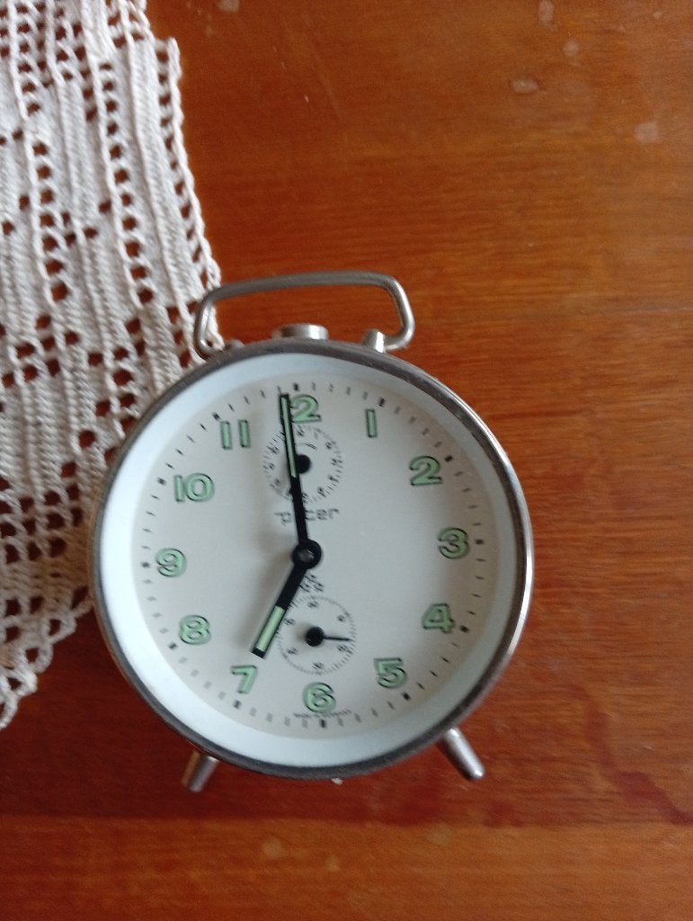 Réveil à remontoir vintage + de 50 ans parfait état., Ophalen of Verzenden