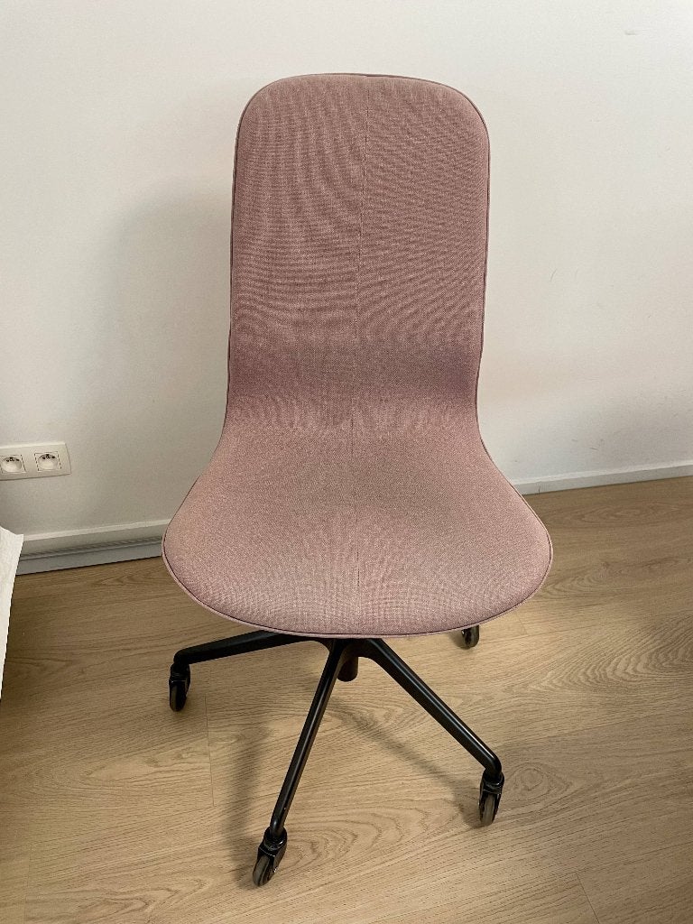 bureaustoel ikea roze LÅNGFJÄLL, Huis en Inrichting, Bureaustoelen, Ophalen, Gebruikt, Roze, Bureaustoel