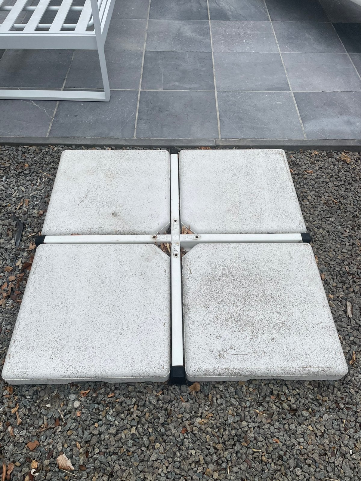 Tegels voor parasol voet, Enlèvement, Utilisé, Parasol flottant