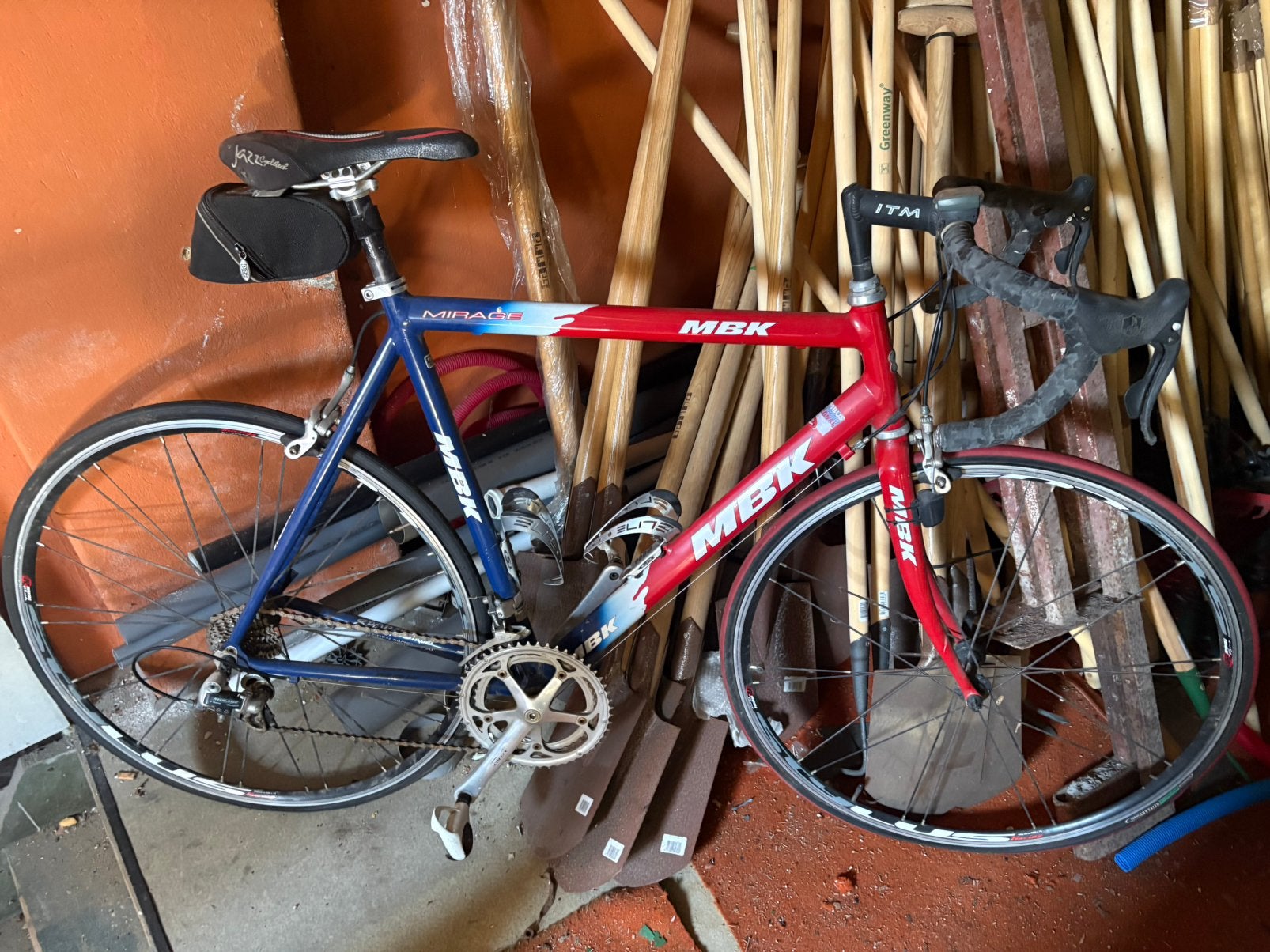 Koersfiets aluminium MBK, Fietsen en Brommers, Ophalen, Gebruikt, Aluminium