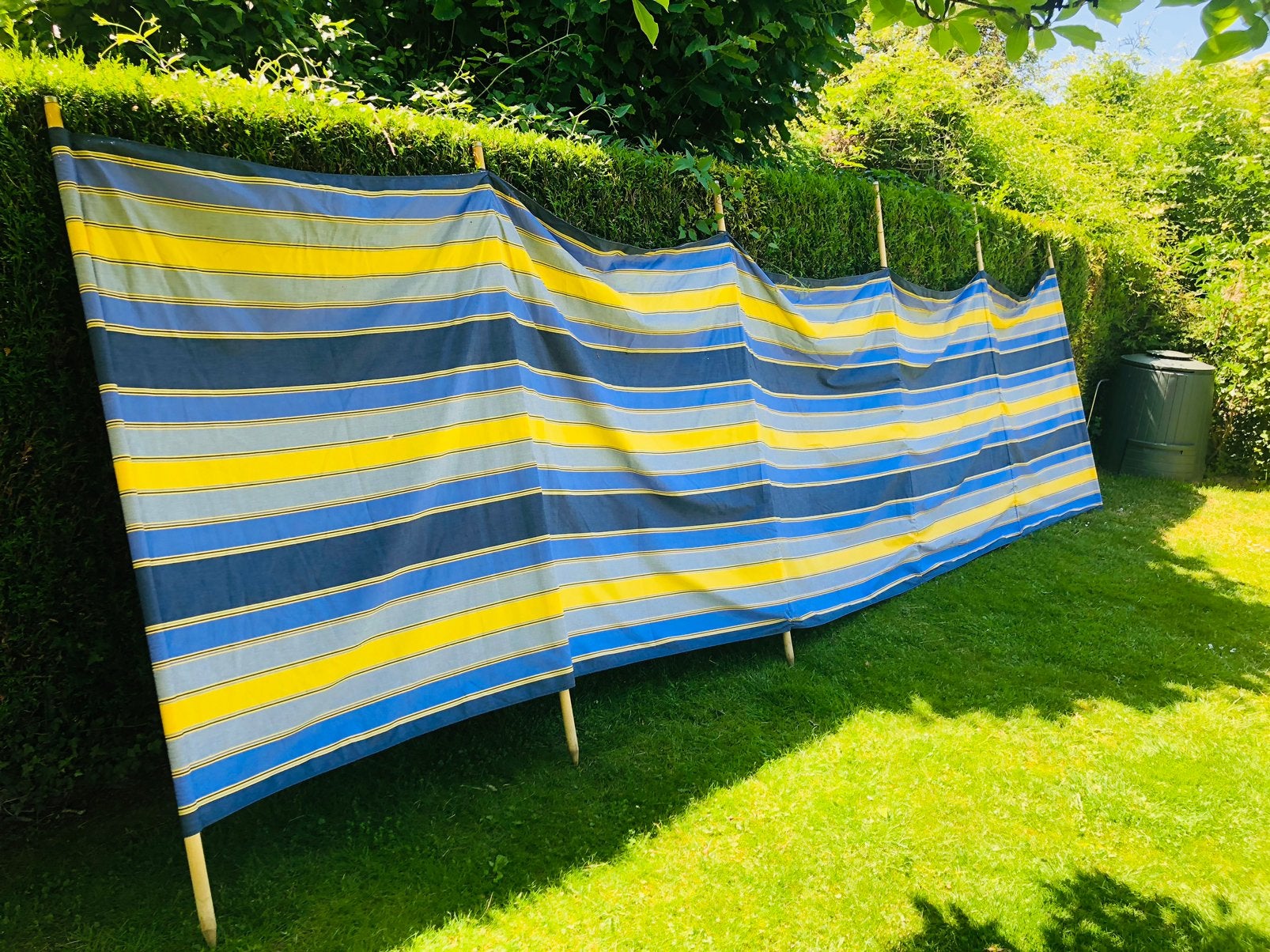 Katoenen scherm, Tuin en Terras, Hangmatten, Ophalen, Opvouwbaar, Meerpersoons, Zo goed als nieuw