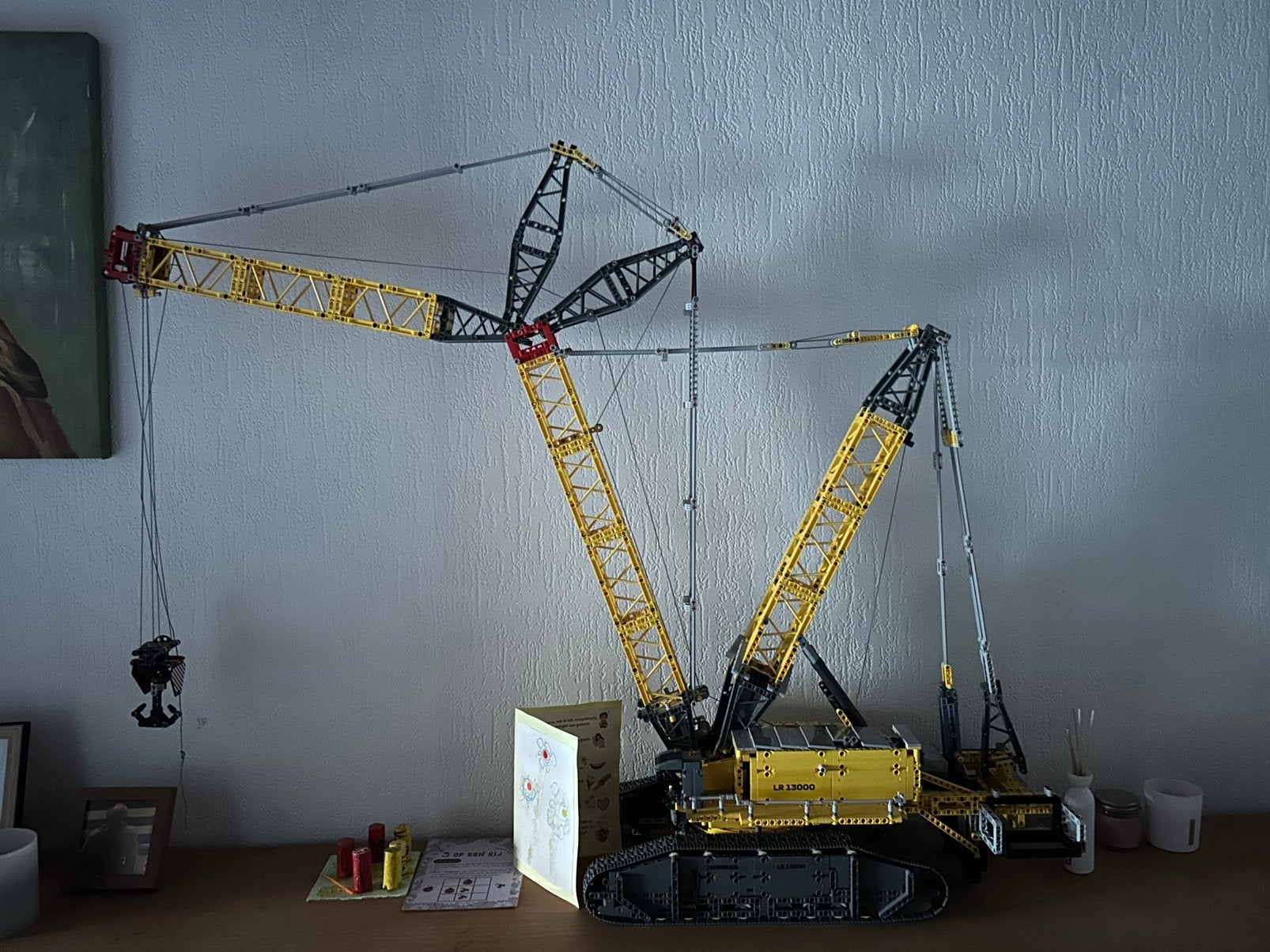Lego technic bouwkraan, Neuf, Lego, Ensemble complet, Enlèvement
