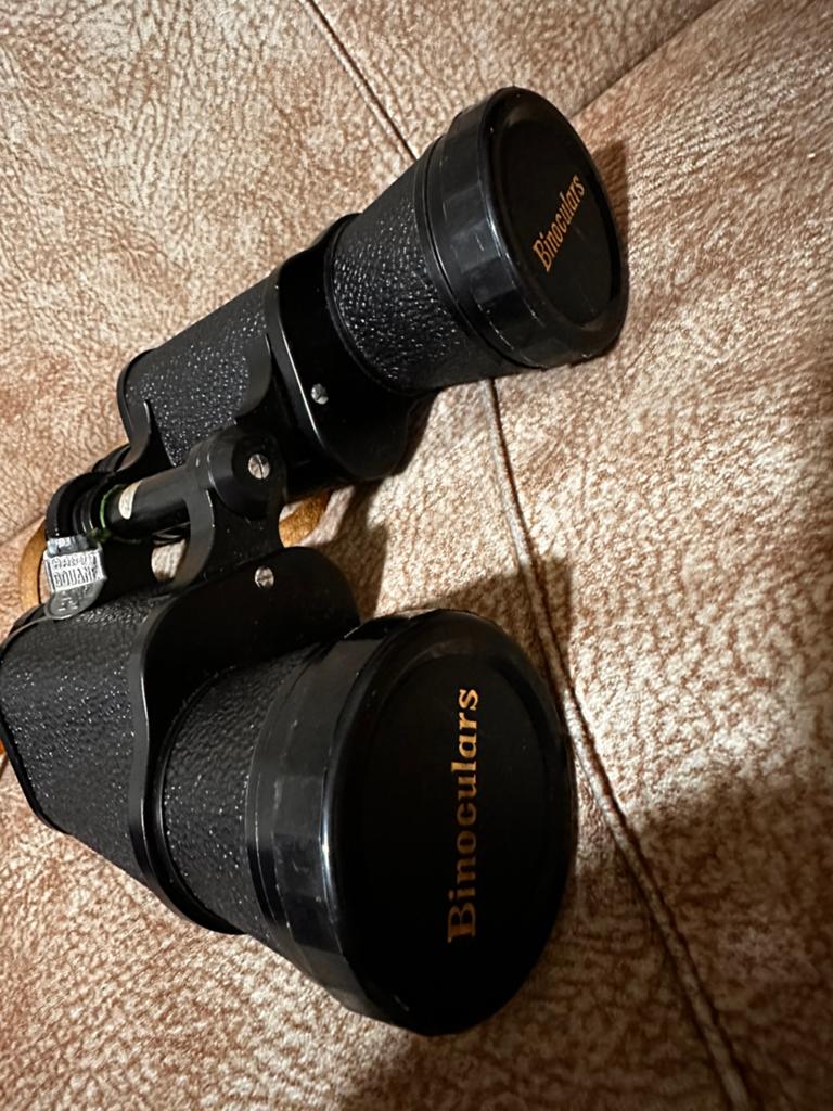 Vintage FOREM 7x50 verrekijker met originele lederen tas, Audio, Tv en Foto, Ophalen of Verzenden, Zo goed als nieuw