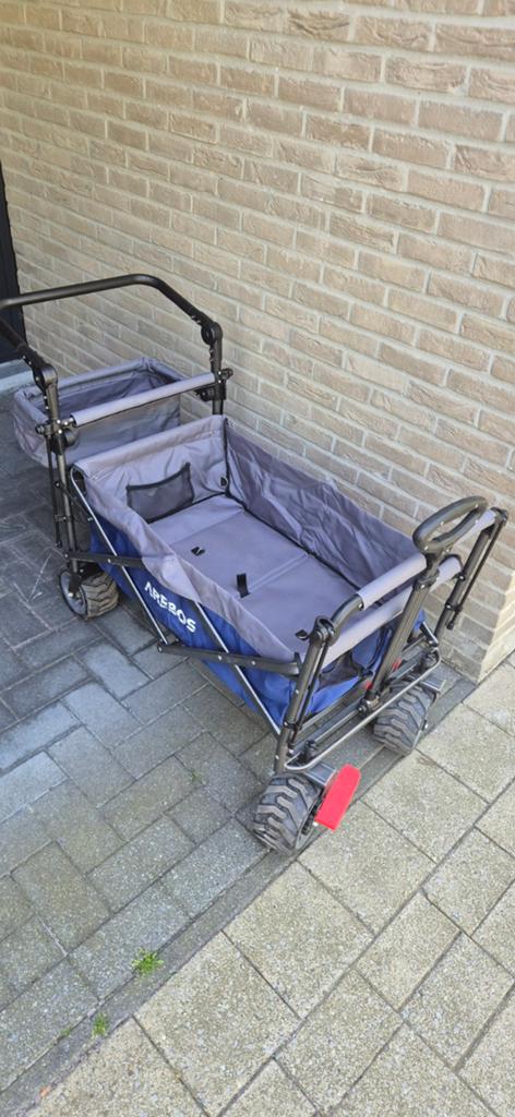 Arebos Bolderkar met dak - LUXUS, Caravanes & Camping, Chariots, Enlèvement