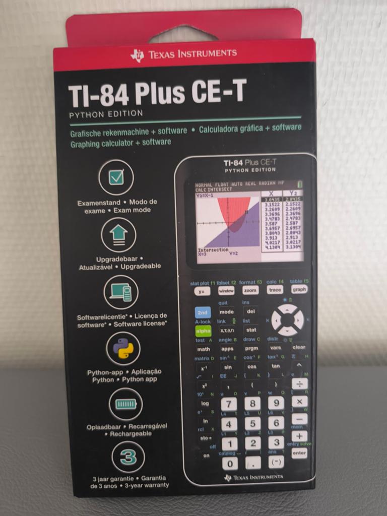 Calculatrice neuve Texas instruments TI 84 plus CE-T Phyton, Diversen, Rekenmachines, Ophalen of Verzenden