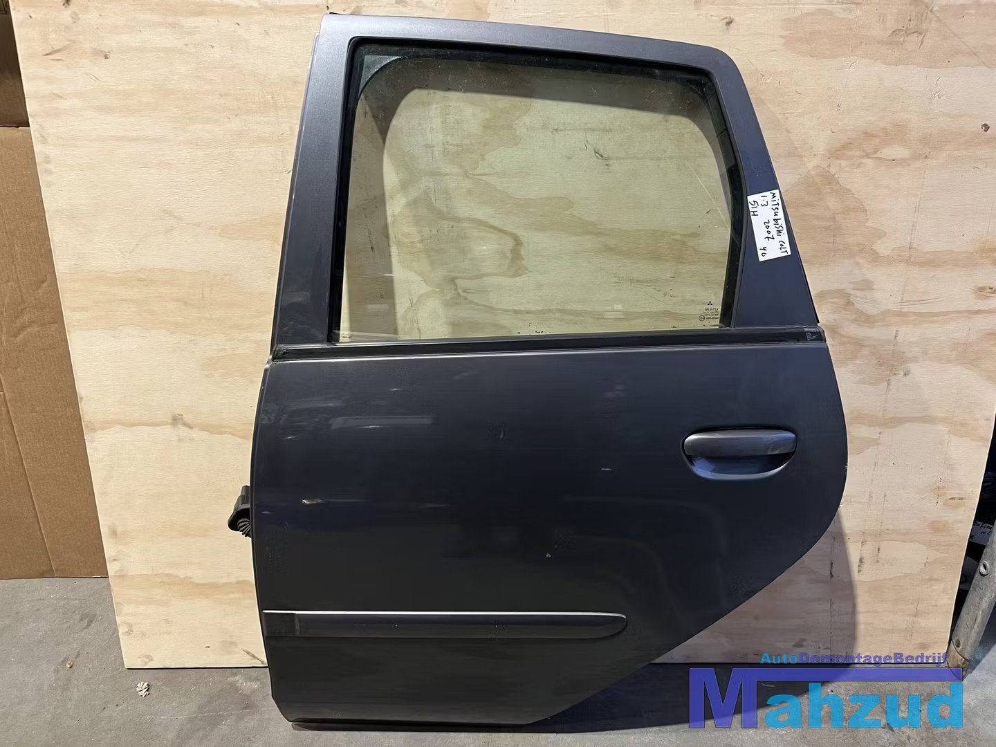 MITSUBISHI COLT 6 Grijs 51H Links achter deur portier 2002-2, Info@mitsubishi-motors.com, Gebruikt, Deur, Mitsubishi Motors Corporation