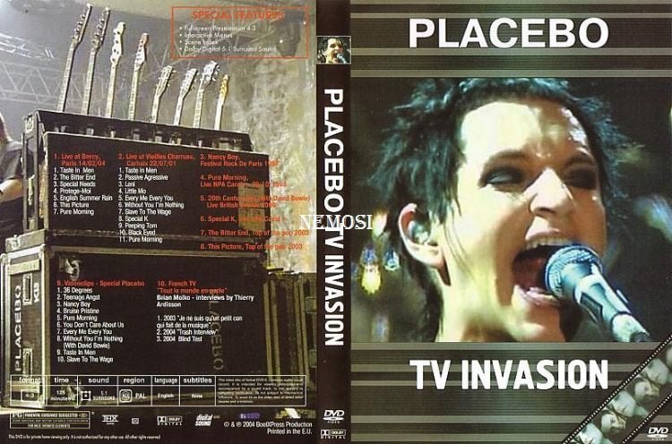 DVD - PLACEBO - TV INVASION, Envoi, Neuf, dans son emballage, Concert