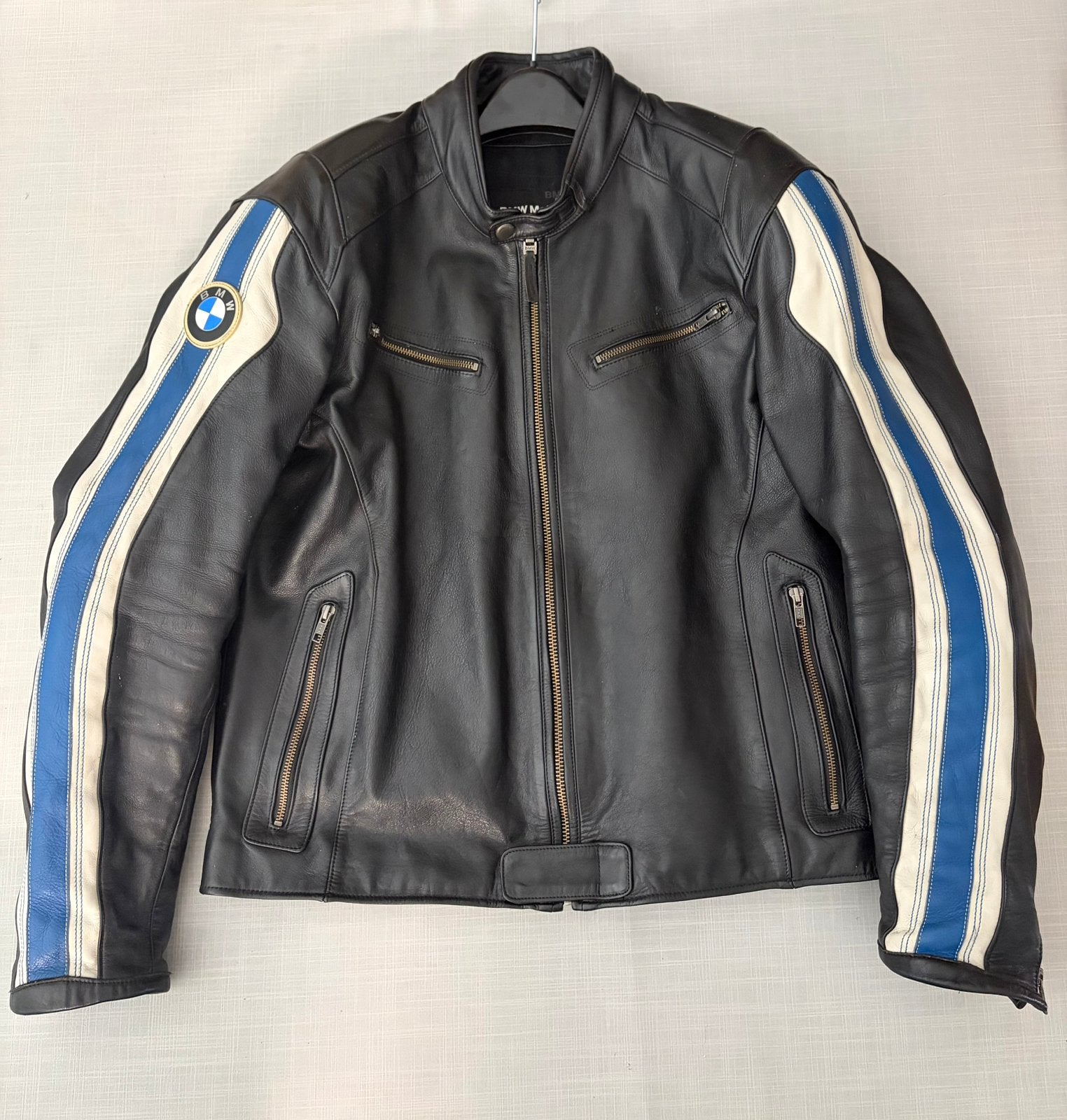 BMW leren motorjack, Motoren, Kleding | Motorkleding, Ophalen, Tweedehands, Heren, Jas | leer