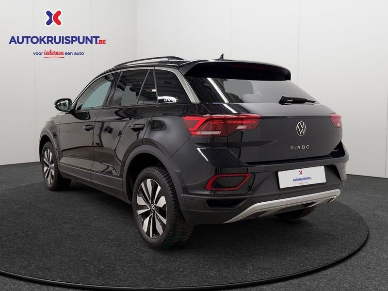 Volkswagen T-Roc 1.5TSI OPF Goal DSG7, 4 cilinders, Leder en Stof, Zwart, 5 zetels